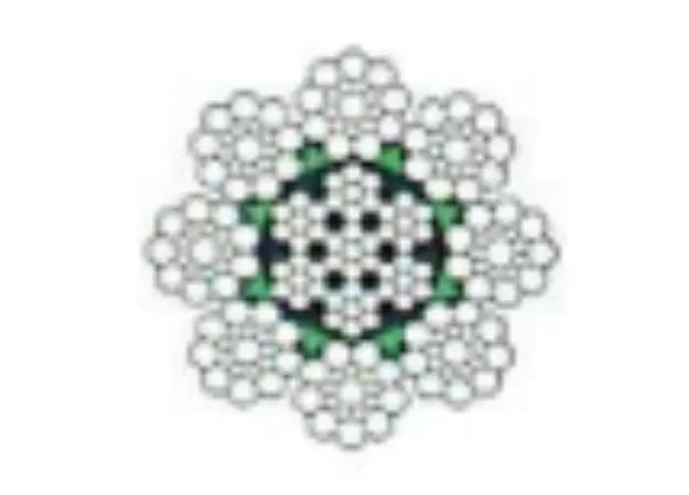 Picture of TESAC OF IWRC 8xS(19) 18mm diameter, 5.855m Steel Rope (Grade A)