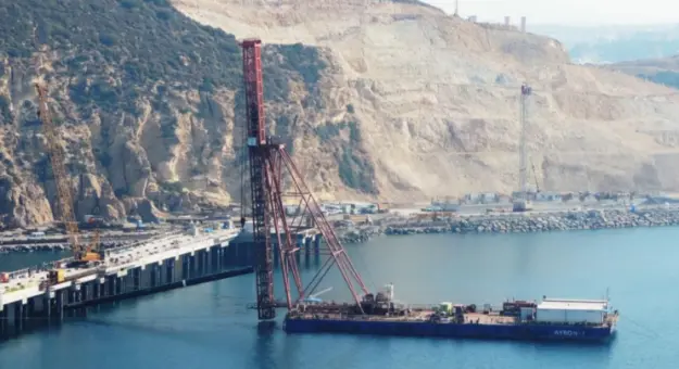 Picture of Pile Driving Barge; Ayson-1 (Open Sea Pontoon 1458 Gross tonnage, build in 2003)